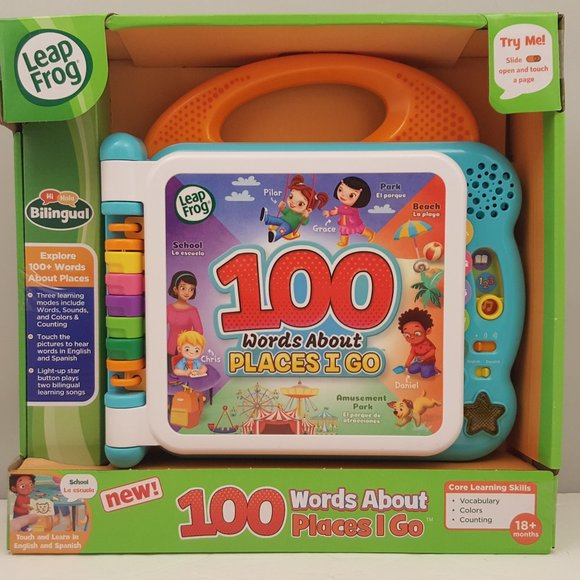 LeapFrog Other - LeapFrog 100 Words About Places I Go | Ages 18-60 Months | Core Learning Skills